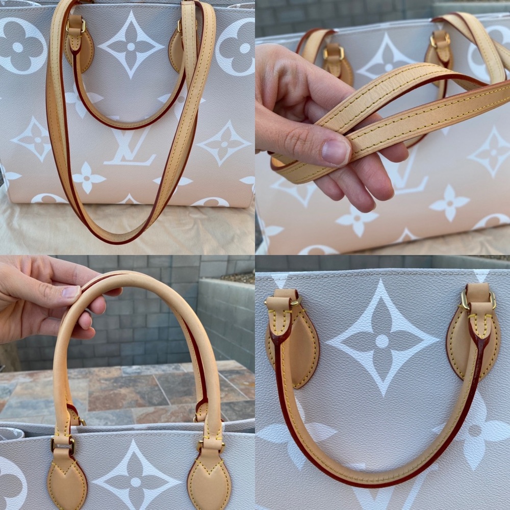 SOLD Louis Vuitton By The Pool Onthego GM Giant Monogram Tote - Picture 8 of 16